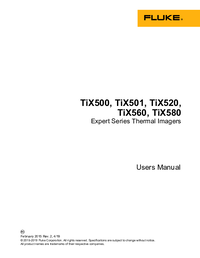 Thumbnail of document Manual - TiX580 Infrared Camera